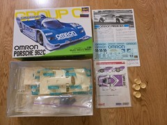 1/24th Hasegawa Porsche 962C Omron/Super Cad