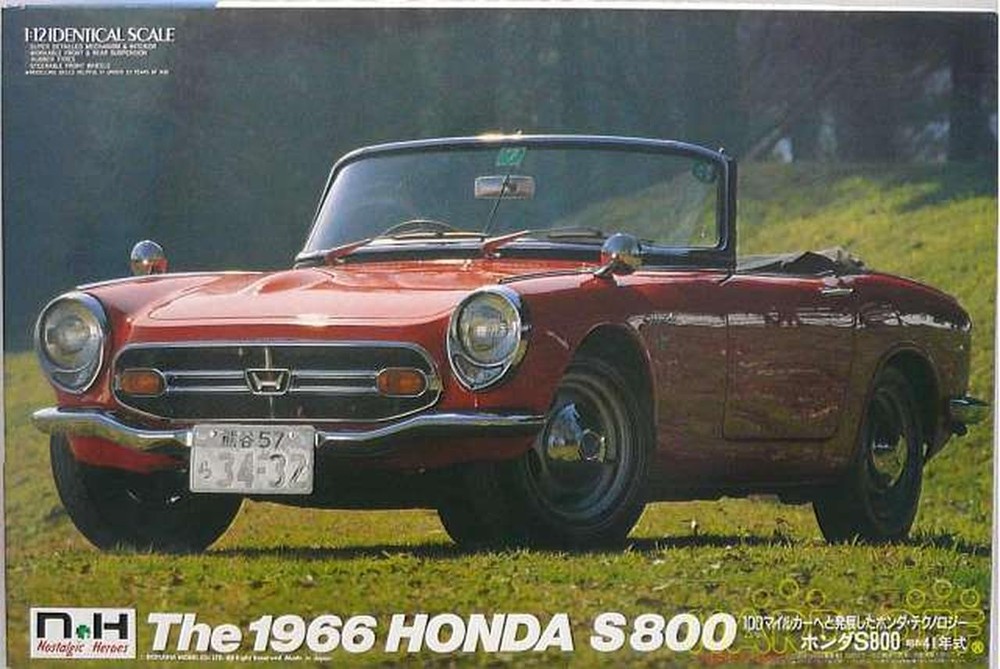 Doyusha Nostalgic Heroes No9 1/12 Honda S800 1966 Collectables 17+