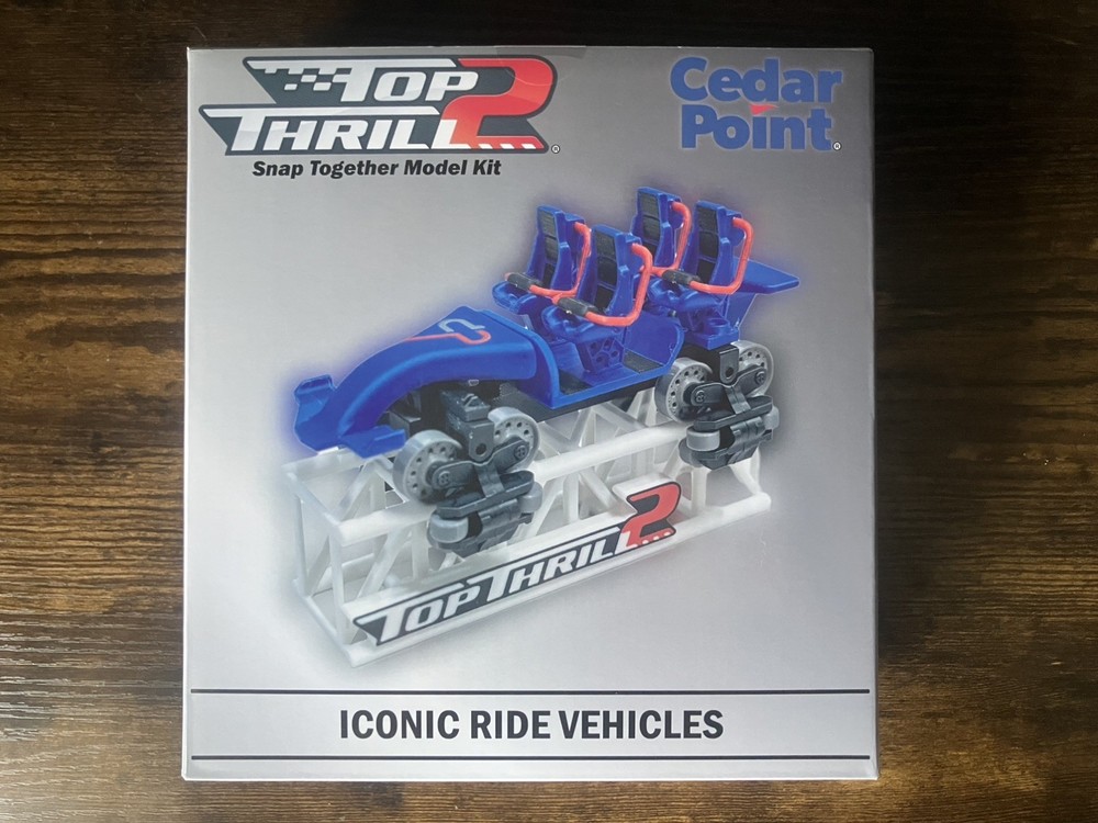 Top Thrill 2 Vehicle Cedar Point Snap Together Model Kit 2026 NEW 🏎️