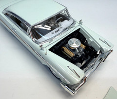 AMT 1:25 Scale 1957 Plymouth Fury White John Klaver Pro-Built Model Kit