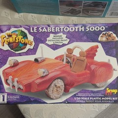 Craft House Flintstones Le Sabertooth 5000 1:20 Snap Fit Plastic Kit 72412