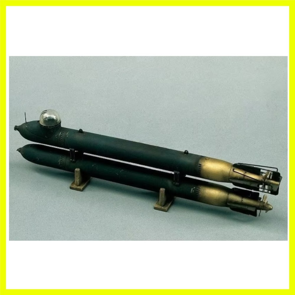 1/35 Scale Die-Cast Resin Model Assembled Kit German Navy Human Torpedo Scene…