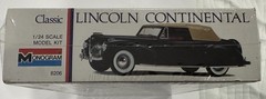 Monogram Lincoln Continental 1/24 8206-0350 Model Kit NIB Sealed