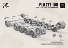 Border BN-001 1/35 PLA ZTZ-100 MBT w/ZRY222 Unmanned Vehicle & “Robot Wolves”
