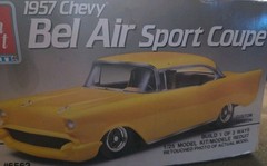 CHEVY BEL AIR SPORT COUPE 1957 Model 1/25 AMT ERTL CUSTOM KIT SEALED 1990 New