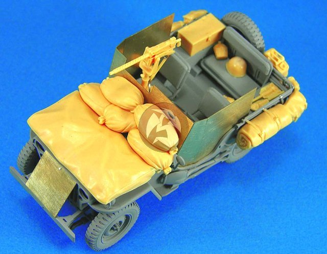 Legend 1/35 Willys MB US Army Jeep Applique Armor Set [with Photo-etch] LF1188