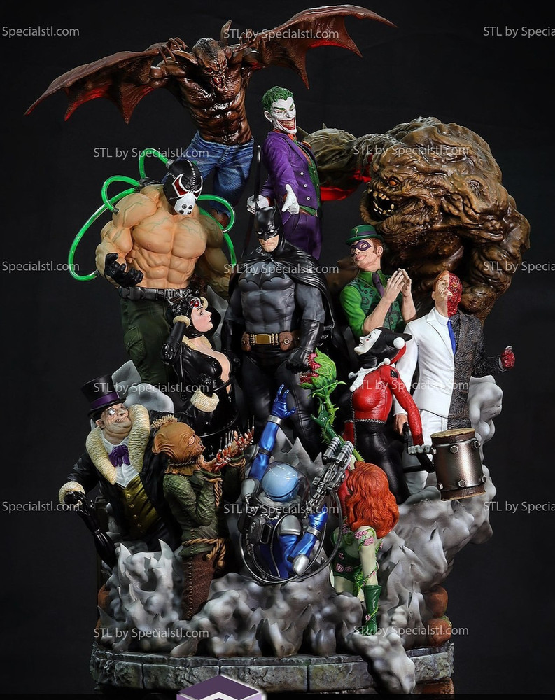 Batman Sanity Diorama model kit unassembled unpainted See Description!