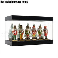 US Big Acrylic Display Box Perspex Case 14.7″ L Plastic Dustproof Self-Install