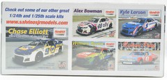 Salvino JR Models “NAPA” Chase Elliot 2022 Camaro ZL1 Nascar 1/24 Scale Car Kit