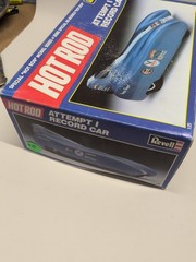 REVELL 7119 Hot Rod Attempt I Record Car Model Kit 1/25 Open Box Sealed Parts