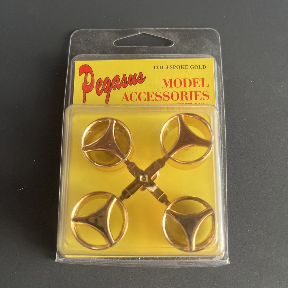 Pegasus Model Accessories 1211 3 Spoke Gold Model Kit Ribs