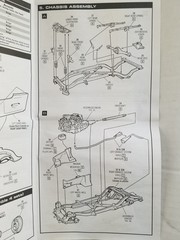 1957 Corvette WHEEL WELL INNER FENDERS & BATTERY from AMT 1:25 Model Kit 57