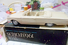 VINTAGE CAR PROMO 1963 ford WITH BOX lot 0 0 0000 6