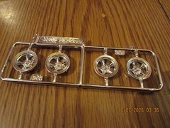 1/25 SCALE AMT TORQUE THRUST WHEELS AND BF GOODRICH RADIAL TA WIDE TIRES NEW