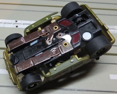 For H0 Slot Car Racing Model Train ~ Hummer H2 With XTraction Chassis With OVP