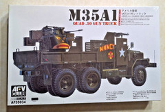 AFV Club M35A1 Quad .50 Gun Truck Model Kit US Army #AF35034 NEW SEALED NIB 1:35