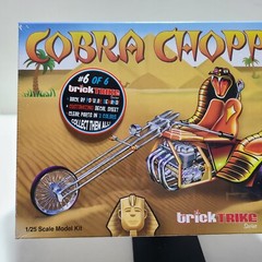 Cobra Chopper #6 of 6 of Trick Bike Series 1/25 Scale Plastic Model Kit.