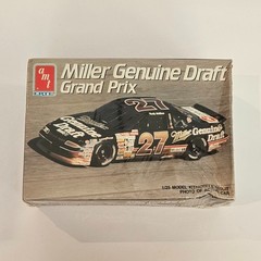 1990 AMT ERTL Rusty Wallace Pontiac Miller Genuine Draft Beer 1/25 Model Car Kit