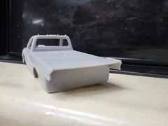 1/24 scale resin 3d printed Turbo Toyota Tacoma truck drag body model slot car