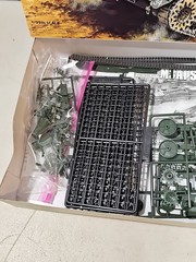 Academy Hobby Model Kits 1/35 Scale U S M3A1 Stuart Light Tank 1398 NEARLY BUILT