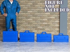 1/24 1/25 Scale Mechanics Tool Box Set – For Car Garage/Repair Workshop Diorama