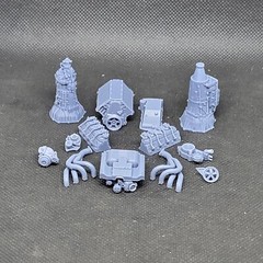 LSA Supercharged model engine resin 3D printed 1:24-1:8 scale