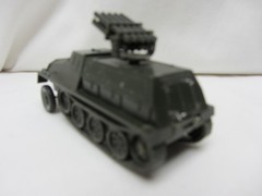 ROCO MINITANKS DBGM #131 German WWII SWS Half Track Nebelwerfer Rocket Carrier 2