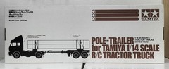 RC Truck 1/14 Model Pole Trailer TAMIYA