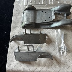 Vintage Hubley Metal Kit 1932 Chevrolet Coupe No. 4869 Parts