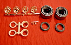 MPC Wild Willie Borch Altered Rod Wheels and Goodyear Tires 1/25