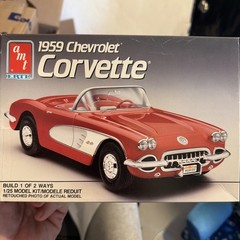 AMT ERTL 1/25 Model 🔥1959 Chevrolet Corvette🔥2-Way Build Sealed Parts 🏆
