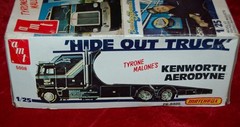 VINTAGE AMT Tyrone Malone’s Kenworth Aerodyne Hideout Truck Made in USA AS IS!