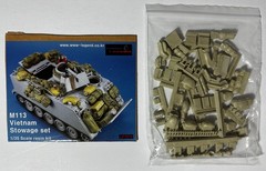 Lot: Academy #13211 1/35 Scale M113A3 APC “Iraq 2003” + Legend Resin Detail Set