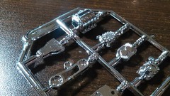 Amt Lot Of 2 65 Chevelle Wagon 1/25 Chevy 350 V8 Chrome Supercharger Engine Top