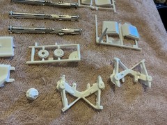 1 25 scale model parts Chrysler Turbine Car Seat,bumpers And More Lot Only