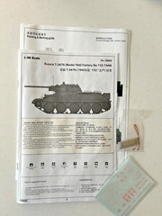 Hobby Boss 1/48 Scale Russian T-34 / 76 Tank Model Kit #84806