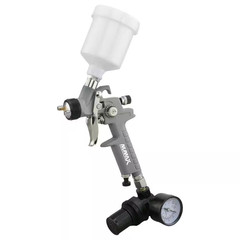 Pneumatic 0.8 Mm Tip Mini HVLP Gravity Feed Spray Gun with 125 Cc Plastic Cup