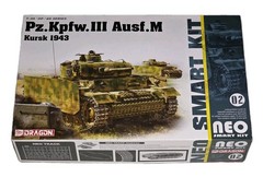 1/35 DRAGON Pz. Kpfw. III Ausf. M Kursk 1943 Military Tank Neo Smart Kit #6521