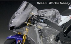 AwardWinner Built Tamiya 1:12 Yamaha Team Yzr-M1 ’09 Rossi Clear Full View+Fork