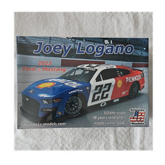 Salvino’s JR Models Joey Logano 2023 Ford Mustang NASCAR 1:24 Model Kit