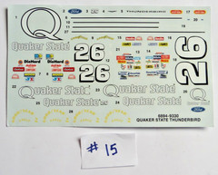 *Pick One* Vintage 1:24/25 Scale Auto Racing Model Kit Decal Sheet *Pick One*