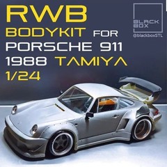 3D Printed RWB BODY KIT for Porsche 1988 TAMIYA 1-24th