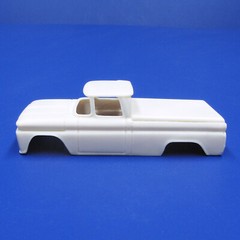 JFSL63 H:O scale Jimmy Flintstone 1962 C10 Pickup 2 Door resin slot car body