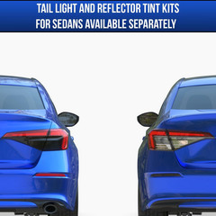 Amber Delete Headlight Tint Compatible with 2022-2025 Honda Civic