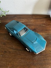 AMT ERTL 1970 Chevrolet Corvette LT-1 Mulsanne Blue Promo GM 6878 Vtg Reissue