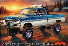 Moebius 2567 1971 Ford F-250 Custom 4×4 1/25 model kit