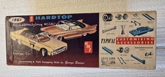 Vintage AMT 1961 Lincoln Continental K-421 Box & Huge 1/25 Model Parts Lot