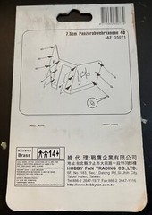 8.8cm PaK43/41, 7.5cm PaK40 Brass Shield Bolt AFV Club 1/35 AF-35073 For German