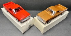 Pair 1979-80 MPC Dealer Promo Model Chevy El Camino Pickup & Box Muncrief Estate