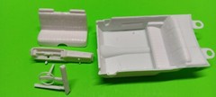 1976 Chevy Caprice 1/25 Interior Tub Bench Seat Dash Steering Wheel Free Ship